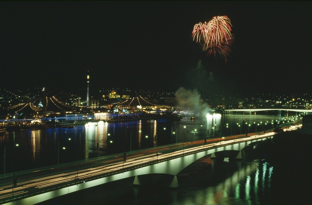 Fireworks at World Expo 88 in South Bank1988