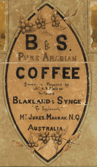 Promotional poster for B. & S. Coffee