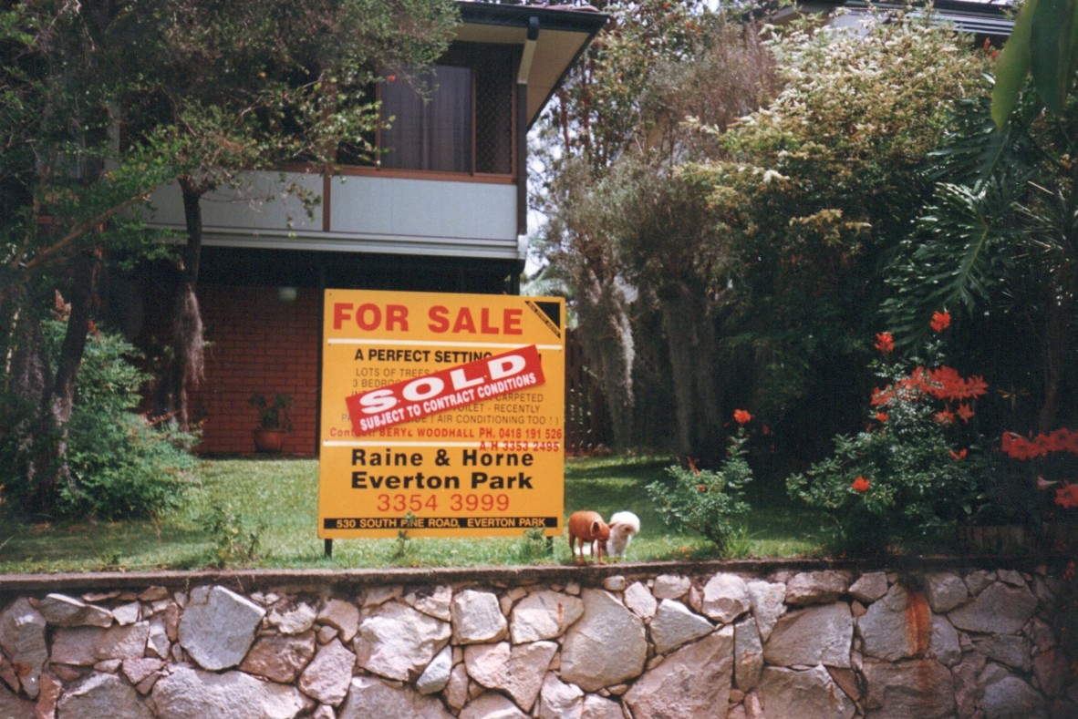 Everton Hills home 1999 and sold sign