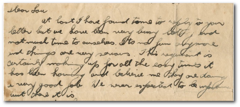 Letter from Ivan Perel to his brother Louis 1945
