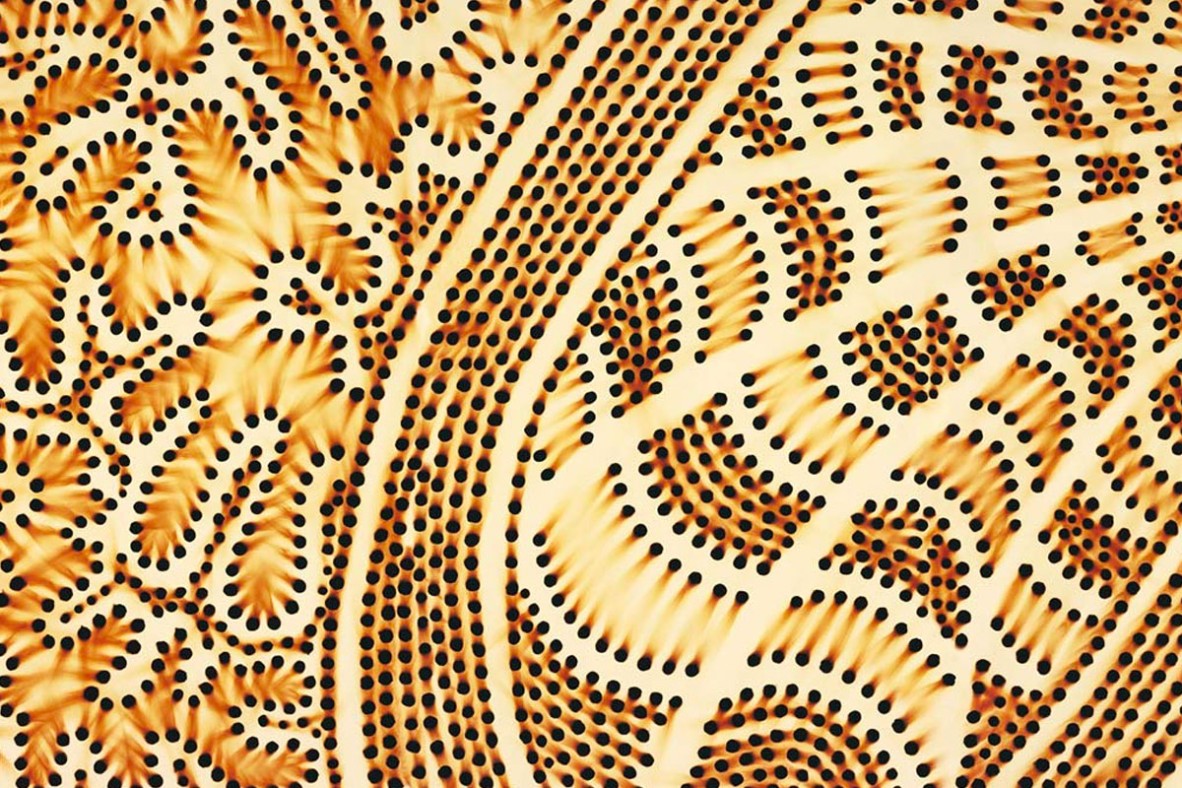 Kurilpa Country - This installation is based on an original artwork created by Lilla Watson for the State Library of Queensland.