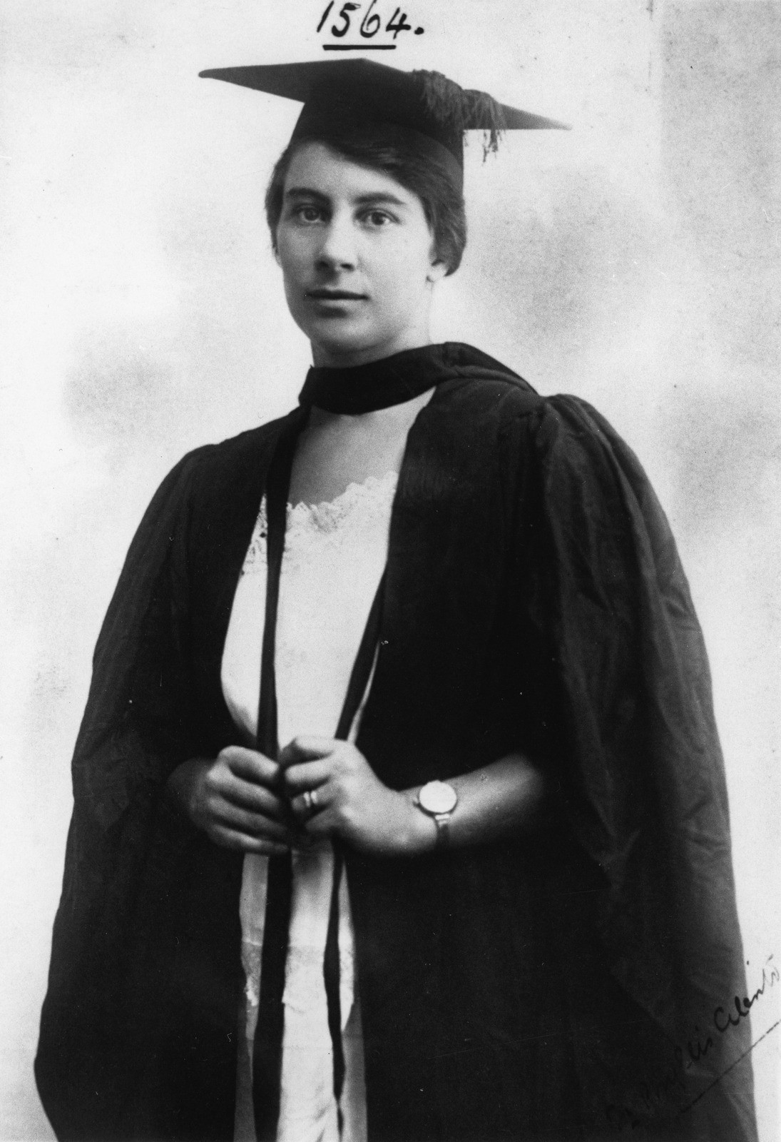 Dr Phyllis Cilento, “The Medical Mother” in her Graduation Gown. 