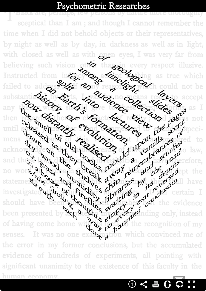 Psychometric Researches by Benjamin Laird (Red Room Poetry)
