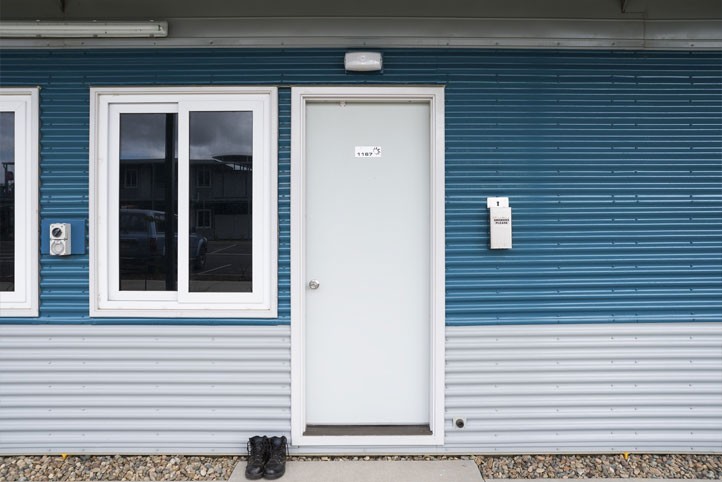 Accommodation at the MAC coal mining camp in Coppabella, Queensland, 2013