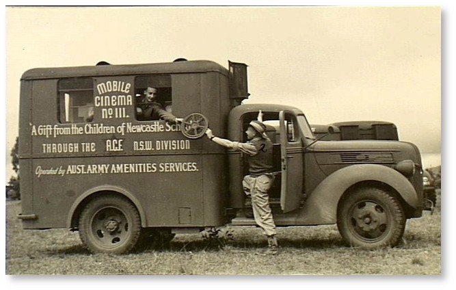 Mobile Cinema Unit 111 Australian Army Amenities Service