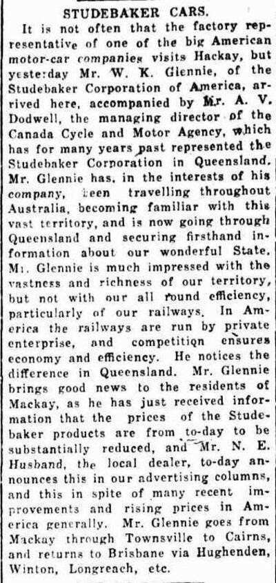 Daily Mercury Mackay Qld  1906 - 1954 Saturday 1 May 1926 page 10