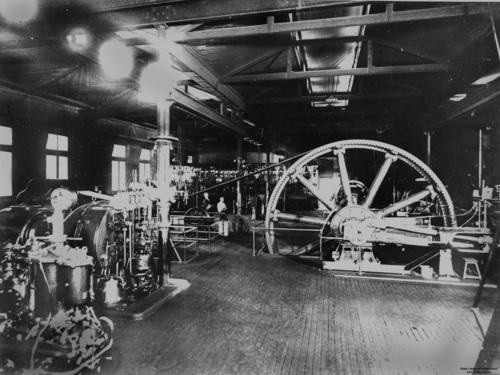 Interiors of the Countess St. Power House, ca 1912.