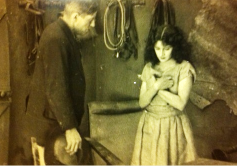 A scene from The Moth of Moonbi leading actress Doris Ashwin with Marsden Hassell