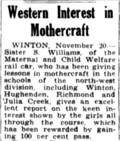 Western Interest in Mothercraft