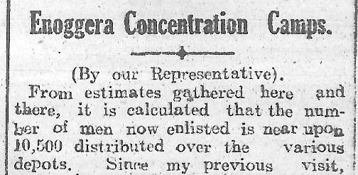 Enoggera concentration camps