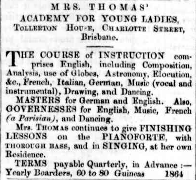 Brisbane Courier 4 September 1865 p6