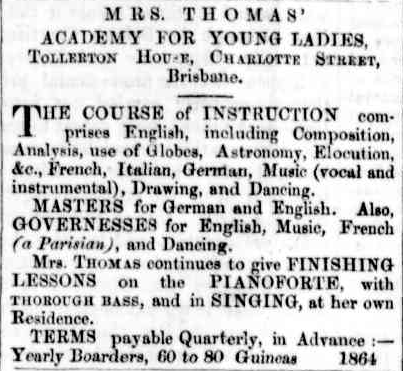 Brisbane Courier, 4 September 1865, p6