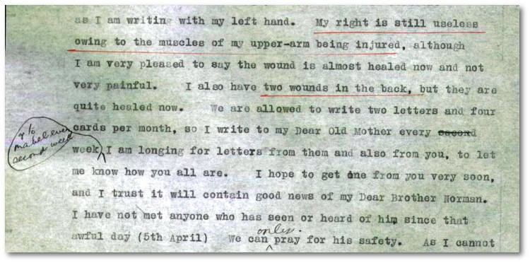 Letter from Ted Thurecht