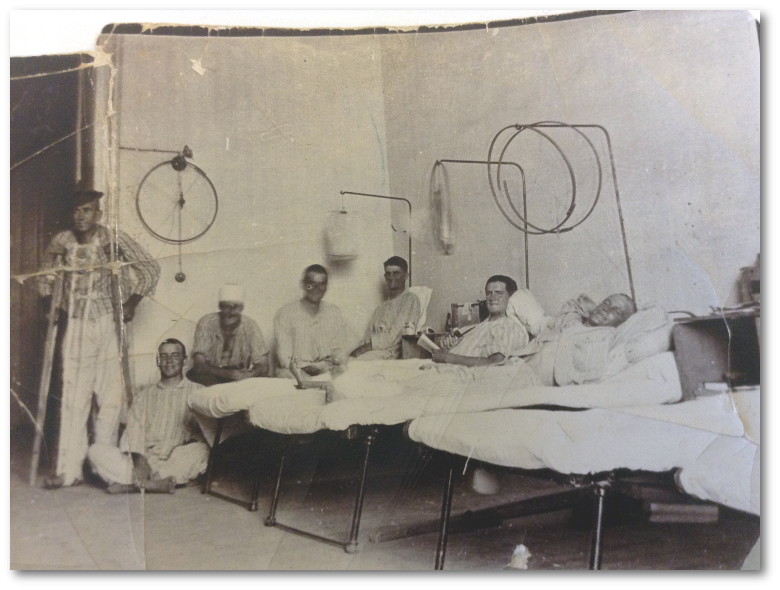 Soldier convalescing, Cairo