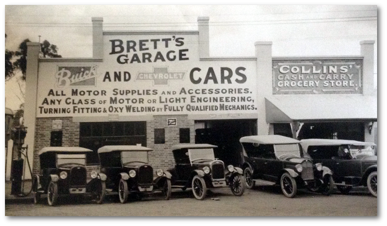 Brett's Garage, Warwick