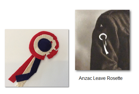 Anzac Leave rosette
