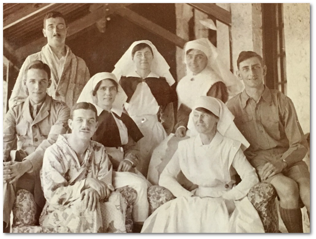 Convalescent patients and Australian nurses, India