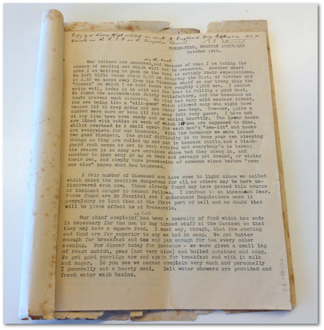 Diary of Edmund Stewart