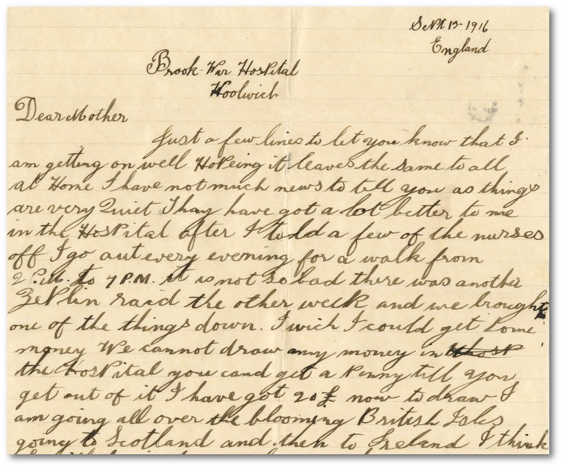 Letter from Benjamin Ingham
