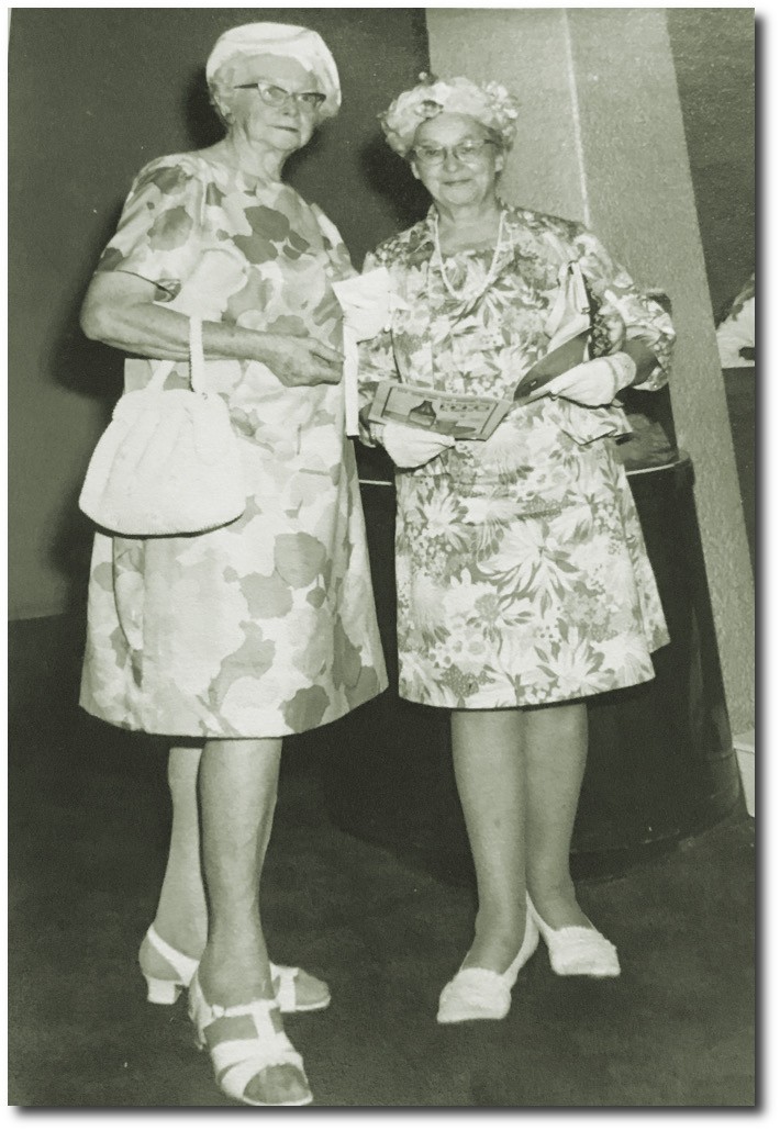 Merna Gillies and friend