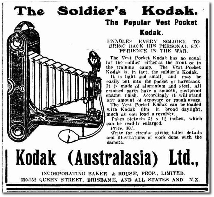 Camera advertisement