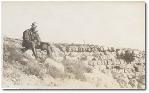 Ruined wall, outside Jerusalem