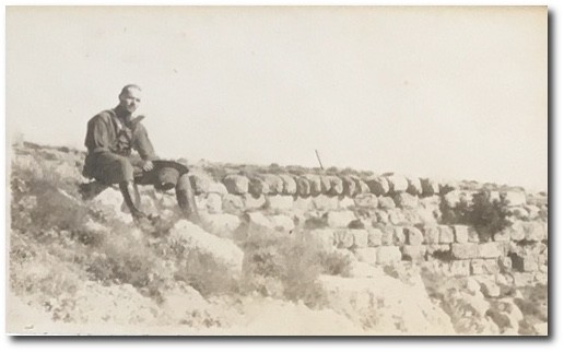 Ruined wall outside Jerusalem