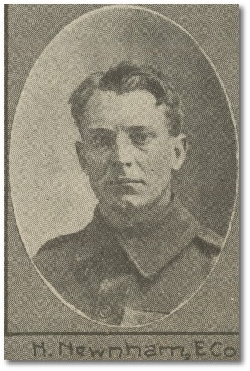 Harvey Newnham, 9th Battalion