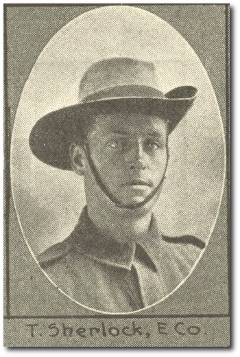 Thomas William Sherlock, 9th Battalion