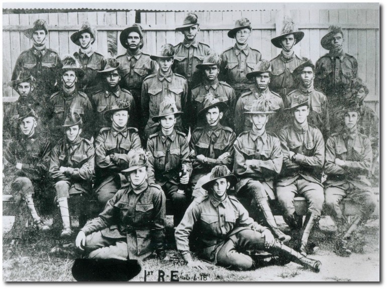 1st Reinforcements Queensland for Egypt 1918
