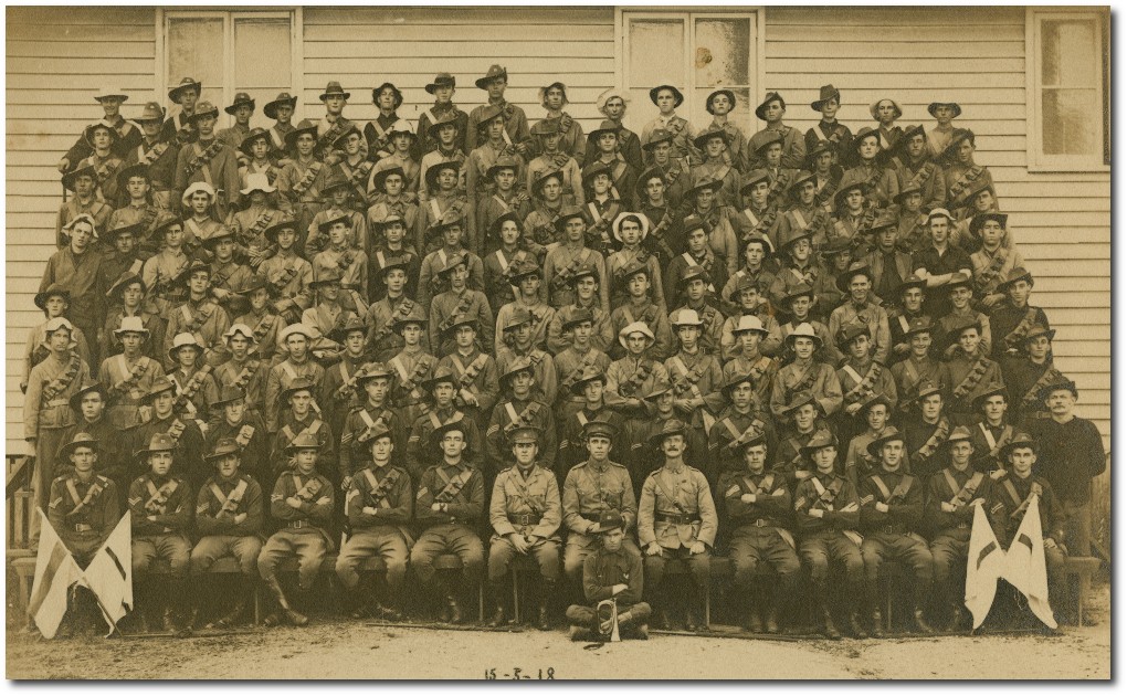 Army group portrait, 1918