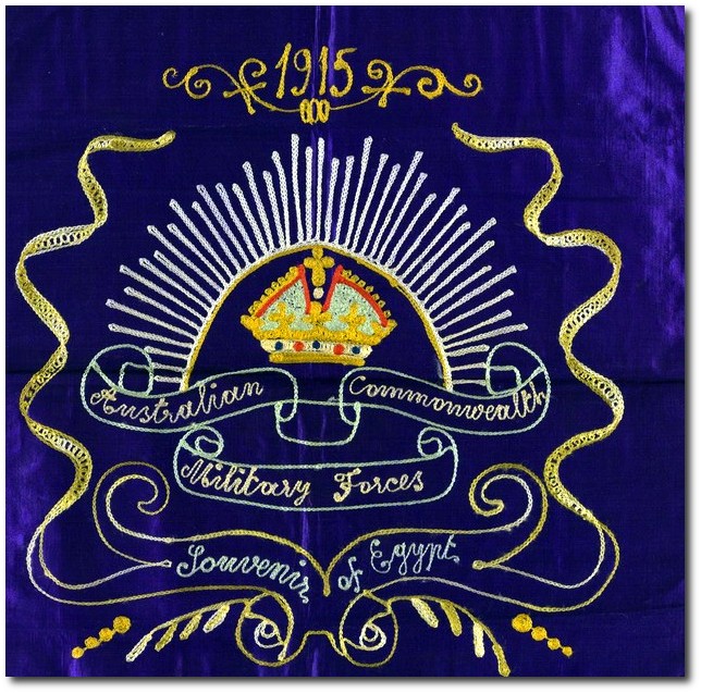 Embroidered silk cushion cover