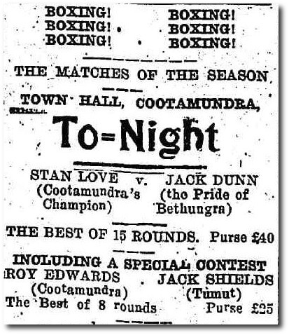 Boxing at Cootamundra