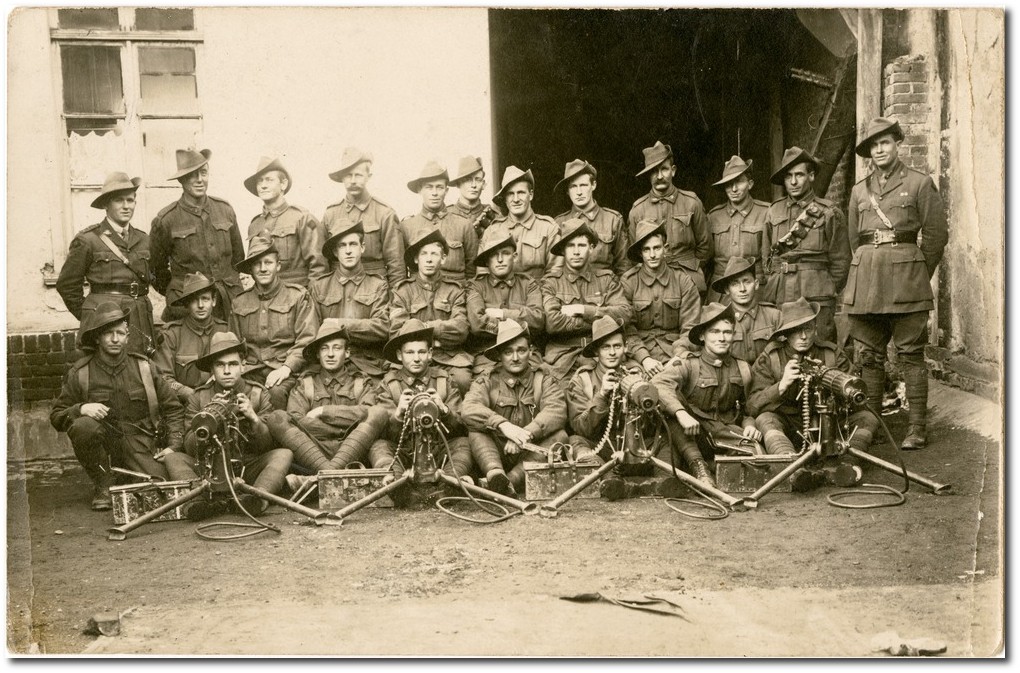 Men from the 2nd Machine Gun Company, 1918