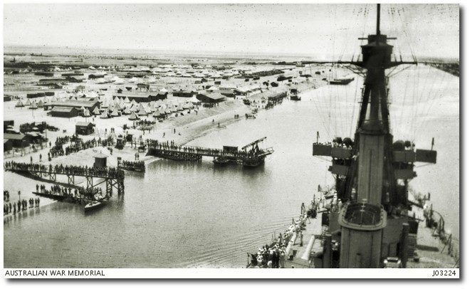 Kantara Camp Suez Canal 1919