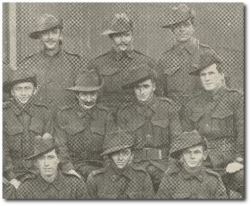 Alfred Watts, top, far right