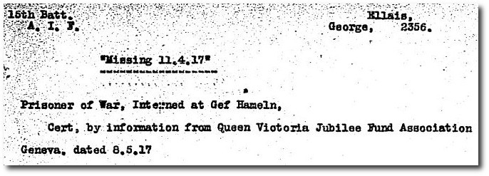 Red Cross Wounded and Missing Bureau files