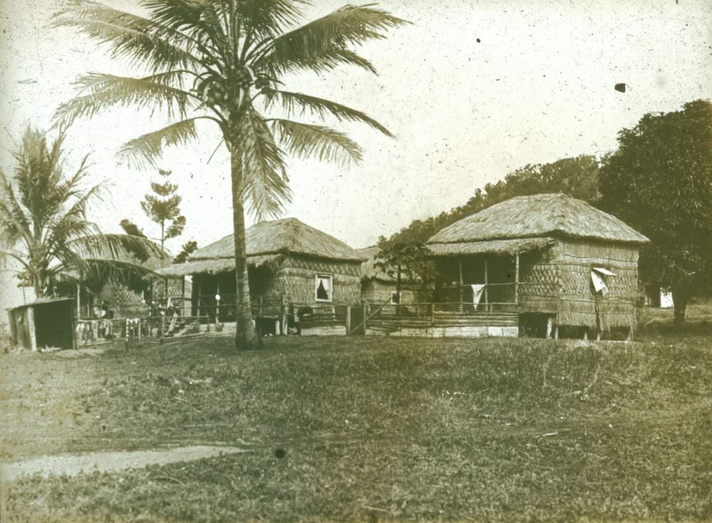 Black and white image of Yarrabah Mission in 1912