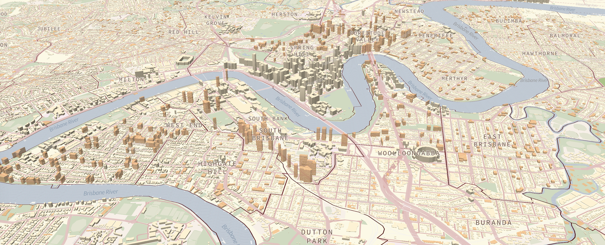 Mapping Future Brisbane interactive tool screenshot - hero Mapping Future Brisbane interactive tool screenshot - hero